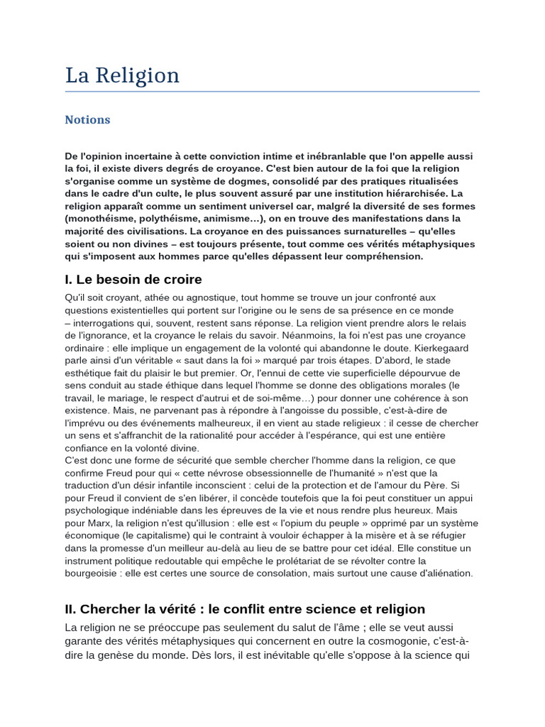 Comprendre la religion et ses enjeux | PDF | Dieu | Existence de Dieu