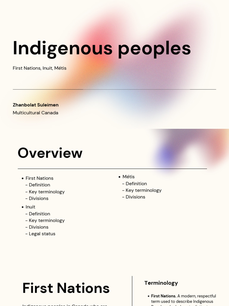 Understanding Indigenous Peoples in Canada | PDF | Métis | Canada