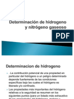 Determinación de Hidrogeno y Nitrógeno Gaseoso Presentacion