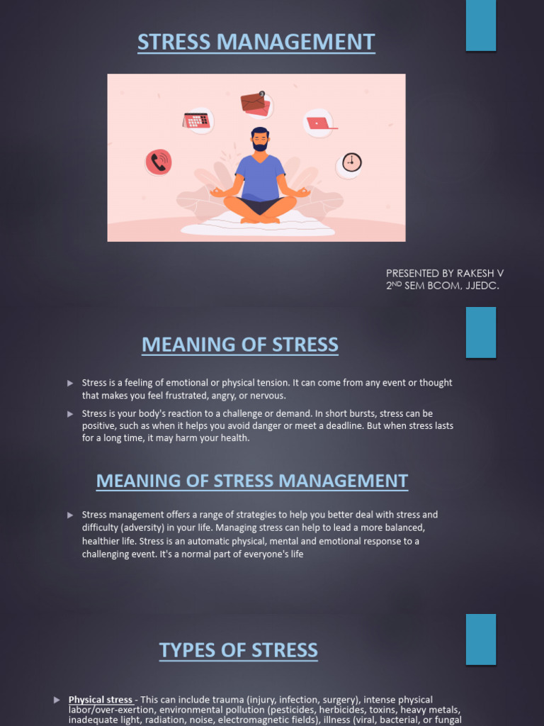 Picture Idea: Effective Stress Management Strategies Pdf