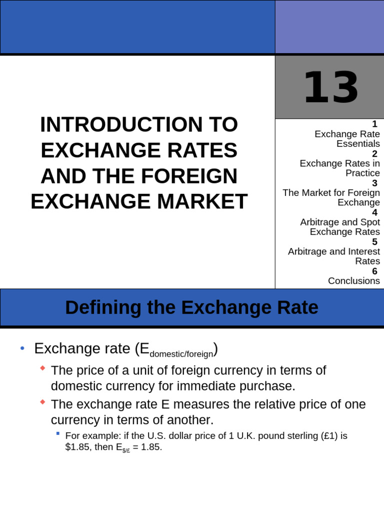 Understanding Exchange Rates Basics | PDF | Exchange Rate | Foreign ...