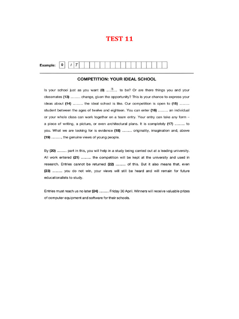 Test Document Series Overview | PDF
