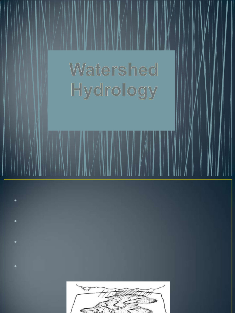 Understanding Watershed Hydrology Concepts | PDF | Drainage Basin ...