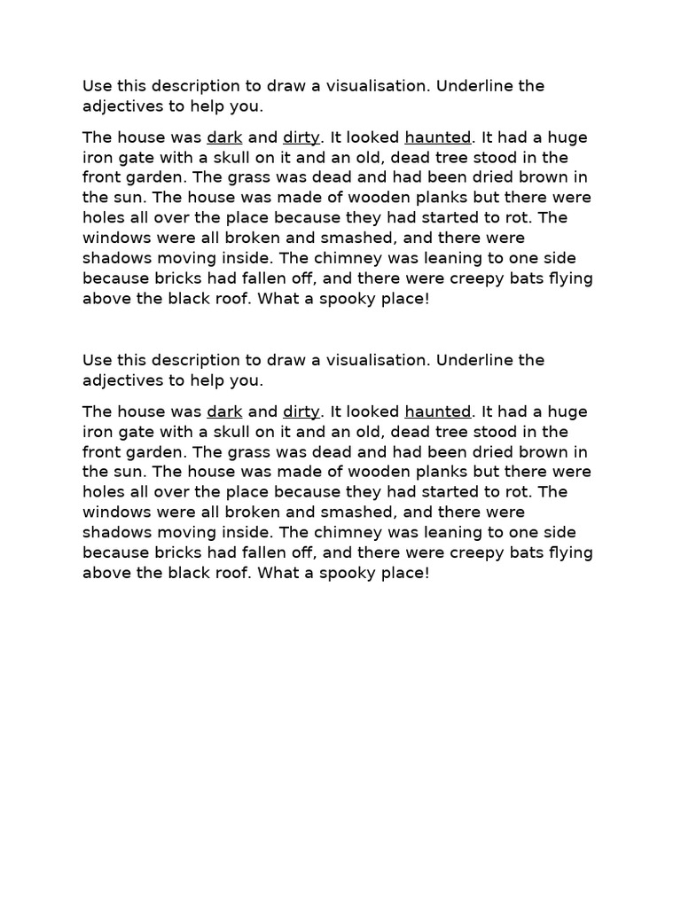 Spooky House Visualization Guide | PDF