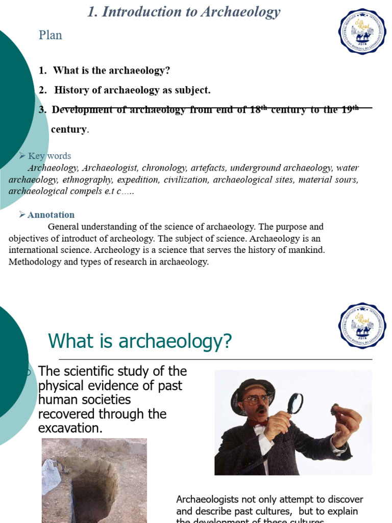 1.1.introduction To Archaeology | PDF | Archaeology | Liberal Arts ...