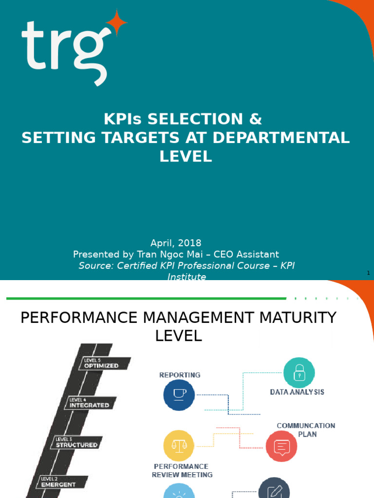 KPI Selection and Target Setting Guide | PDF | Performance Indicator ...