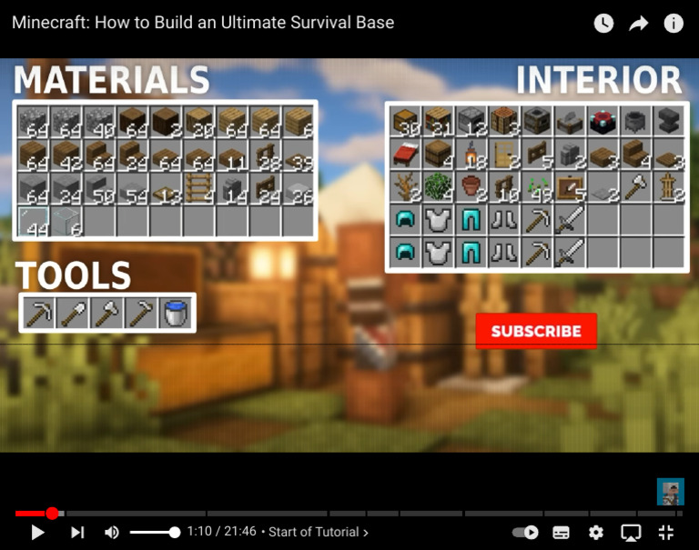 Ultimate Survival Base Tutorial | PDF