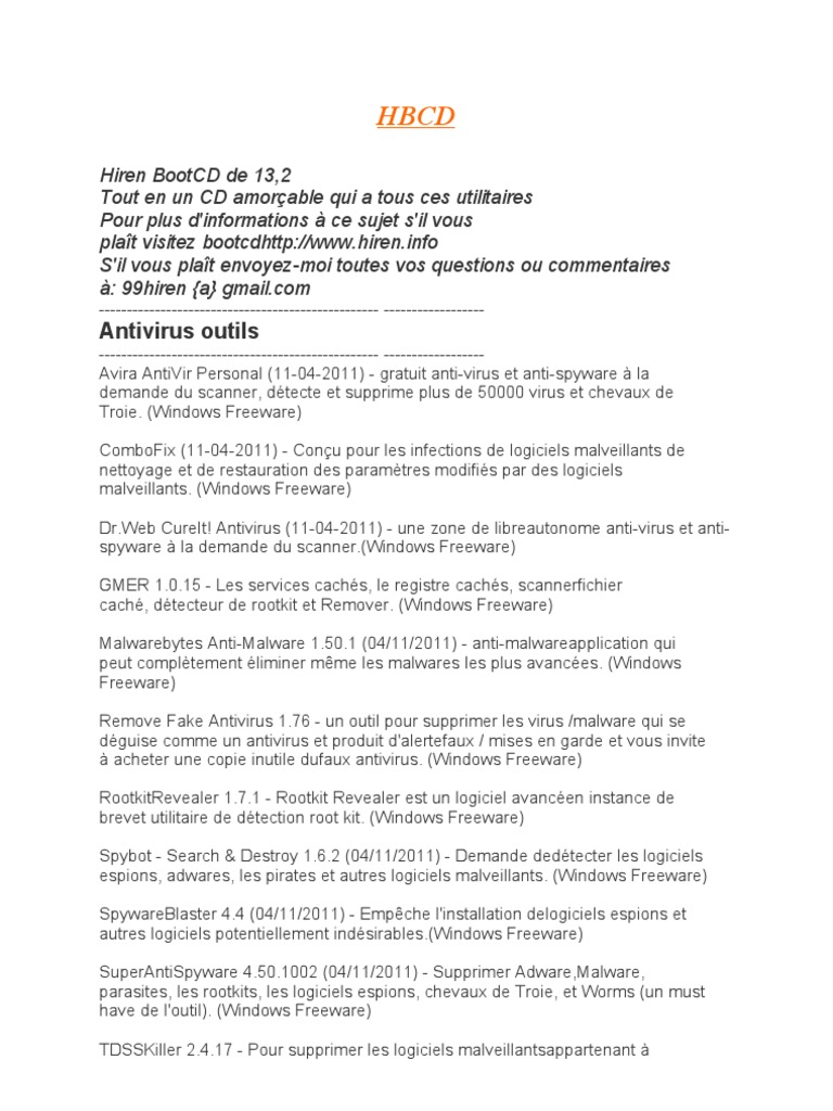 Dll Commune Du Shell Windows 7 Telecharger Gratuit HBCD | PDF | Logiciel malveillant | Démarrage d'un ordinateur