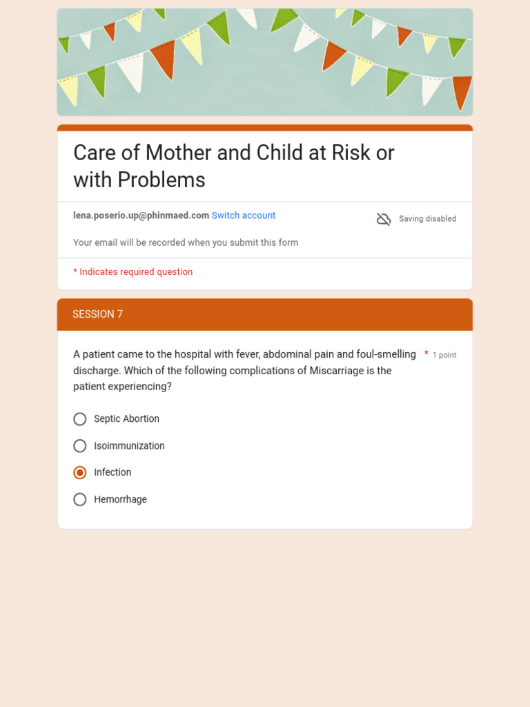 Care of Mother and Child at Risk or With Problems7 | PDF | Miscarriage ...