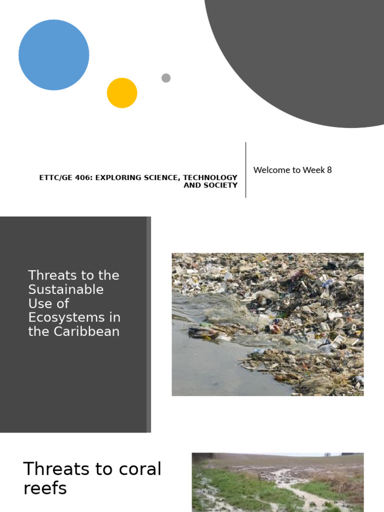 Caribbean Ecosystem Threats Overview | PDF | Coral Reef | Coast