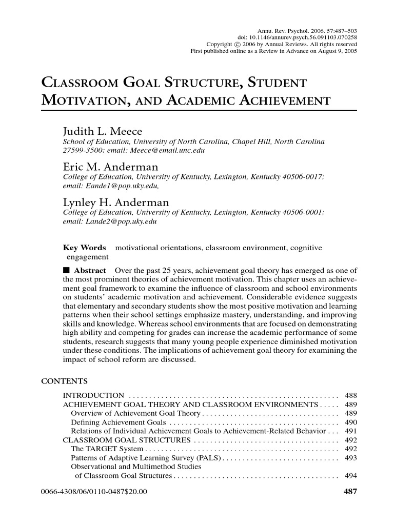 Classroom Motivation | PDF | Motivational | Motivation