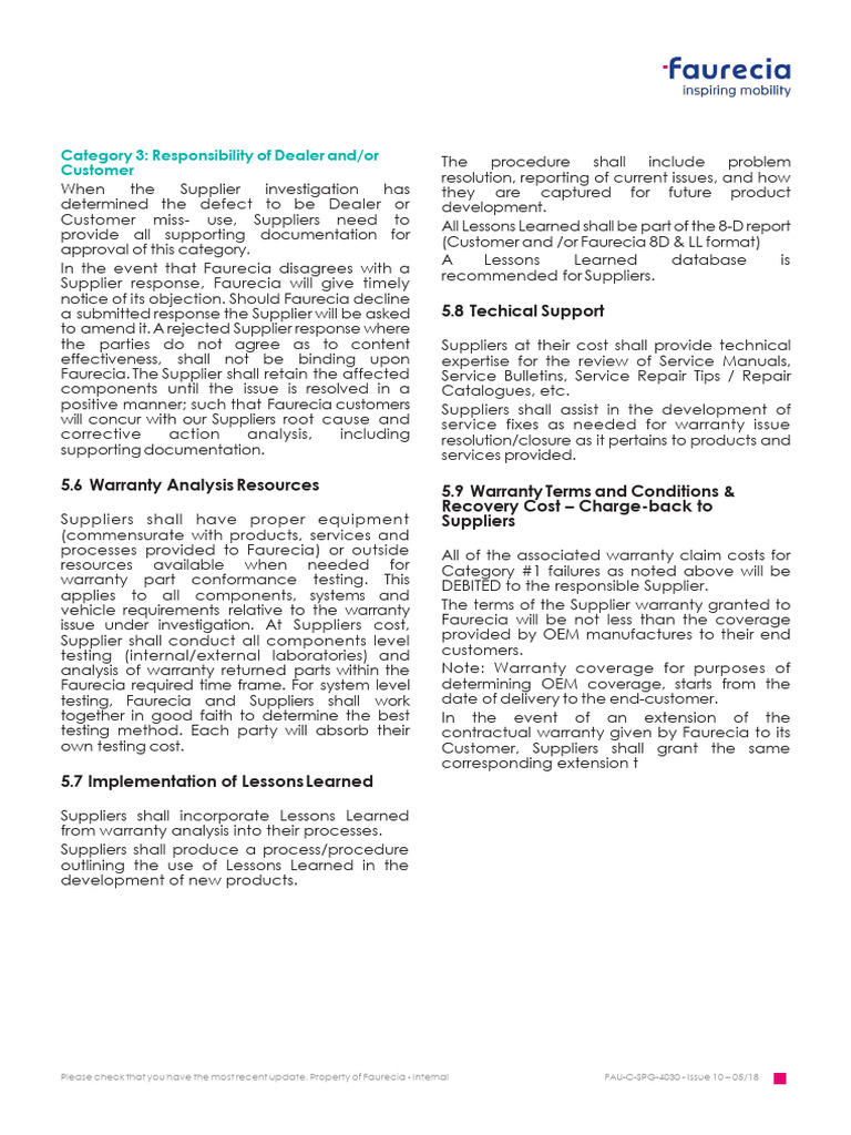 26_7-PDF_faurecia_supplier_requirements_manual_0 | PDF