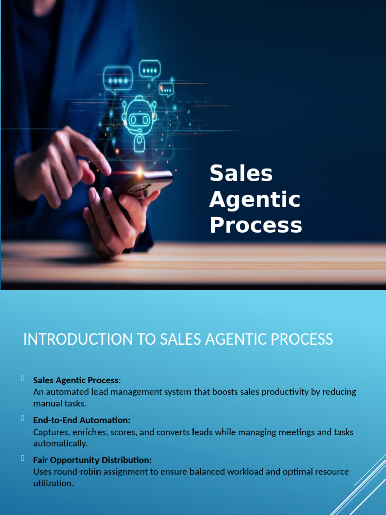 Sales Agent I C Process | PDF | Automation | Linked In