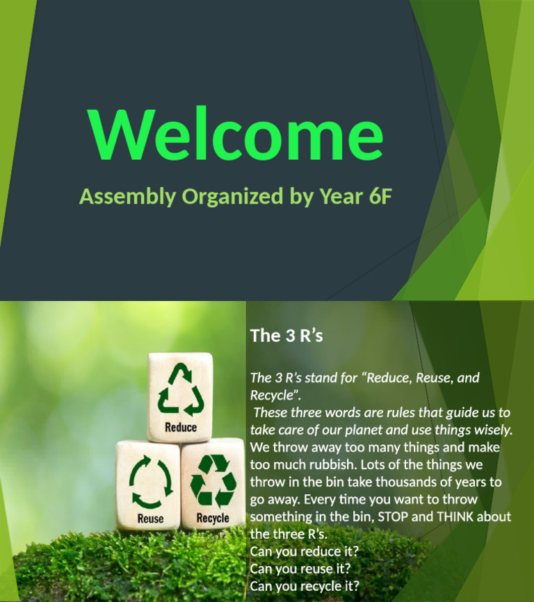 The 3 R's | PDF