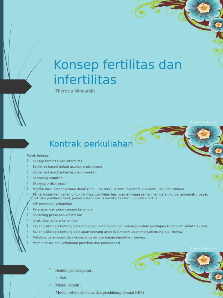 Konsep Fertilitas dan Infertilitas Terperinci | PDF