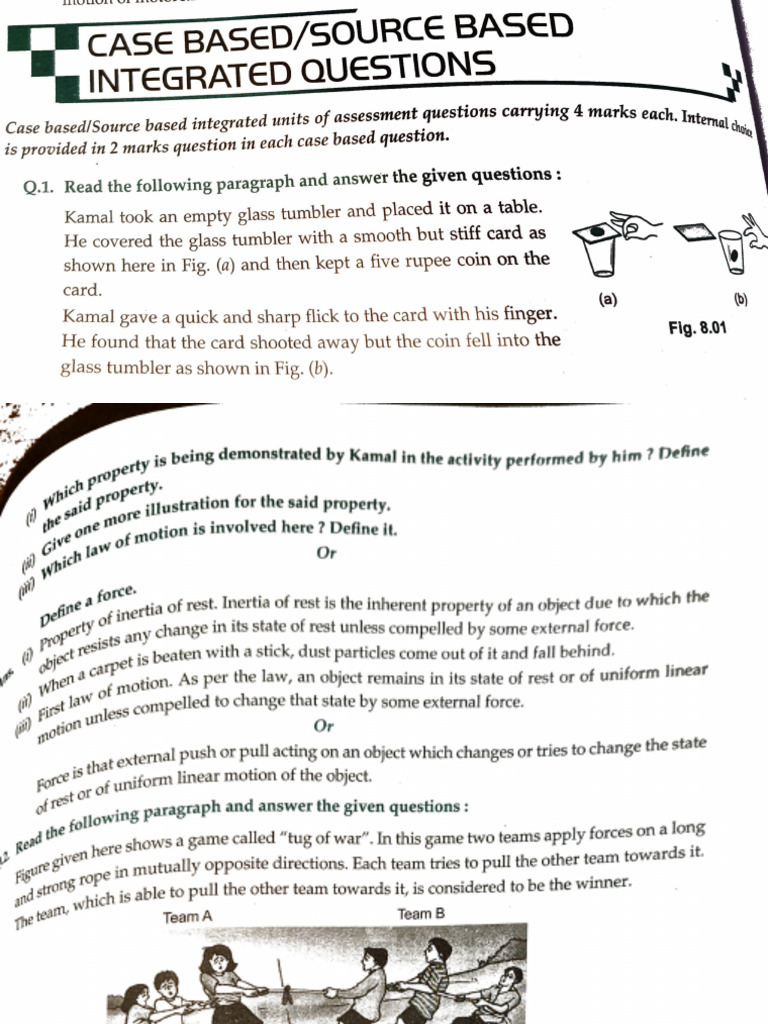 Case Study on Force and Motion | PDF | Force | Velocity