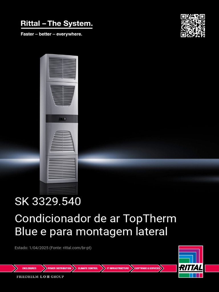 Condicionador de Ar SK 3329.540 Rittal | PDF | Ar condicionado | Metrologia
