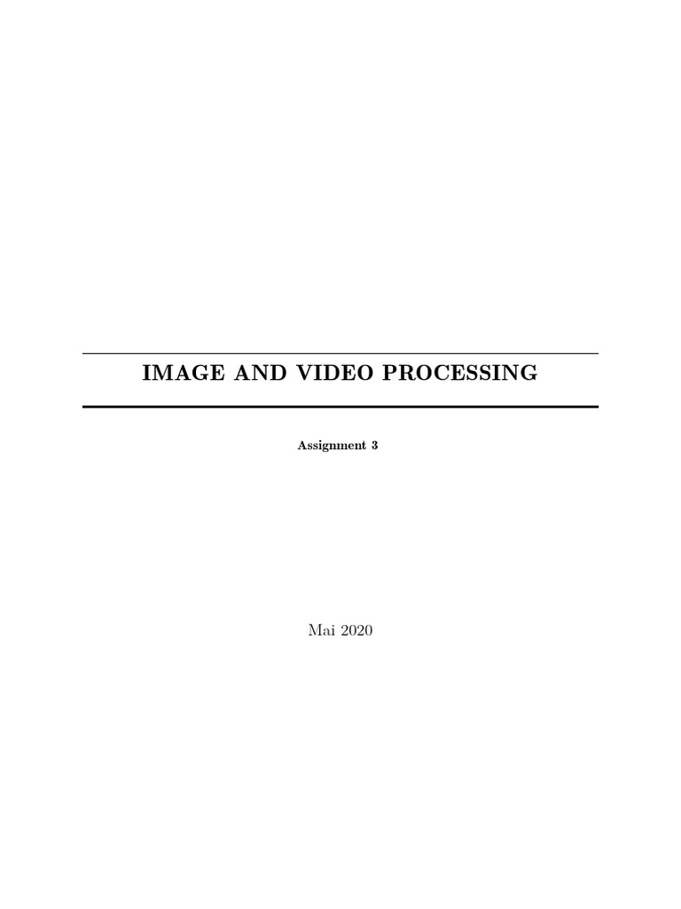 Image Processing Techniques in Matlab | PDF | Signal Processing ...