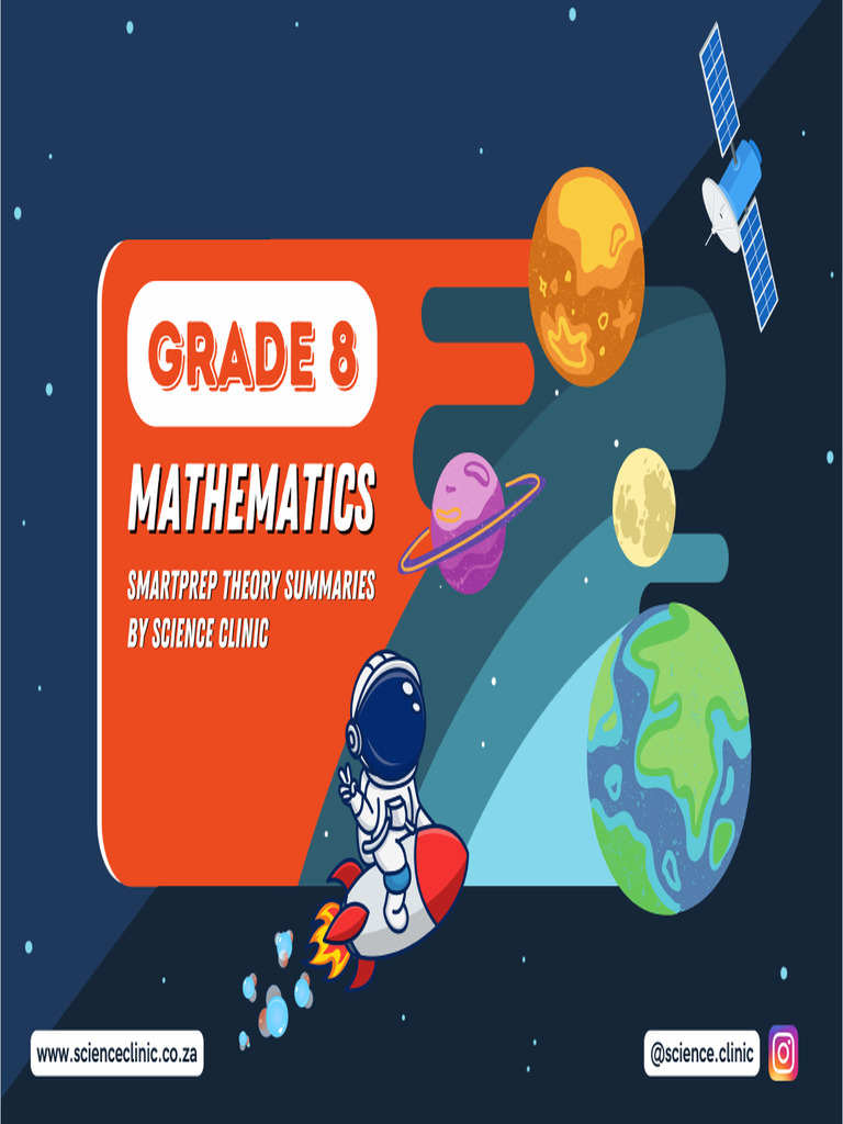 Mathsclinic Smartprep Gr8 Eng 1 | PDF | Subtraction