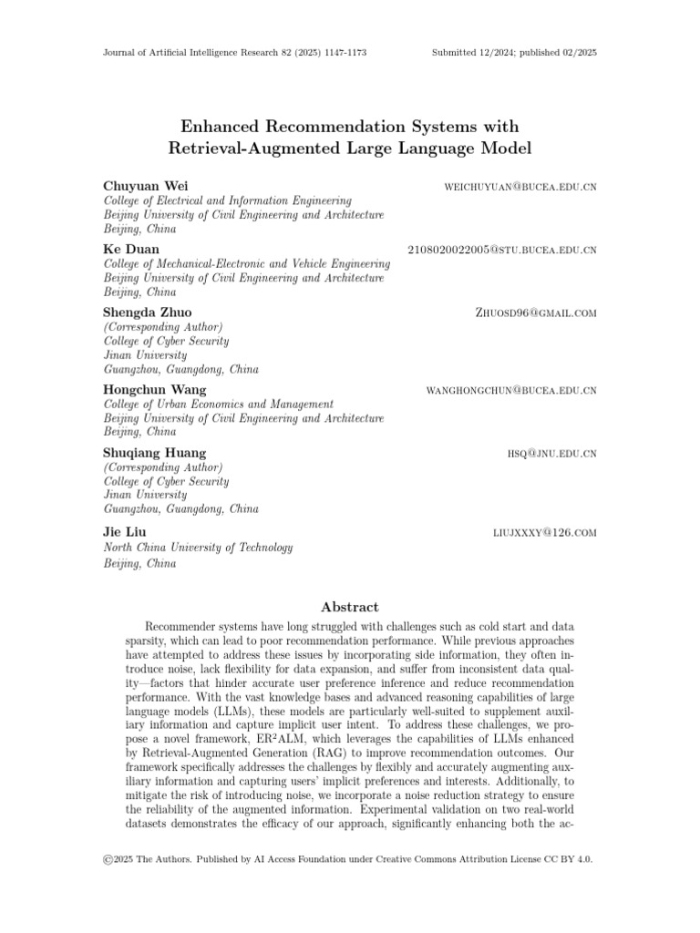 Enhanced LLMs for Recommendation Systems | PDF | Information ...