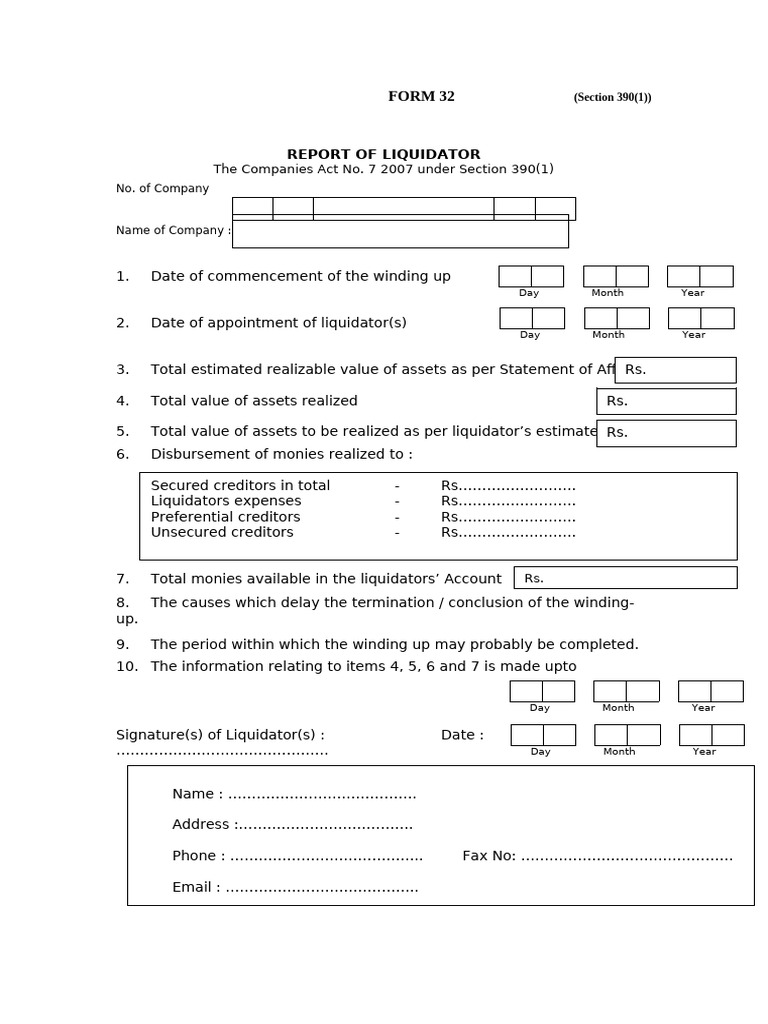 FORM-32 | PDF