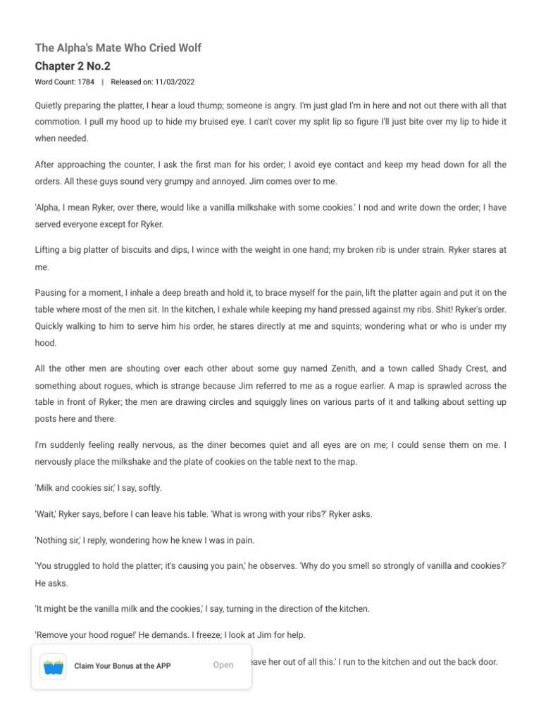 The Alpha S Mate Who Cried Wolf Read Online Free