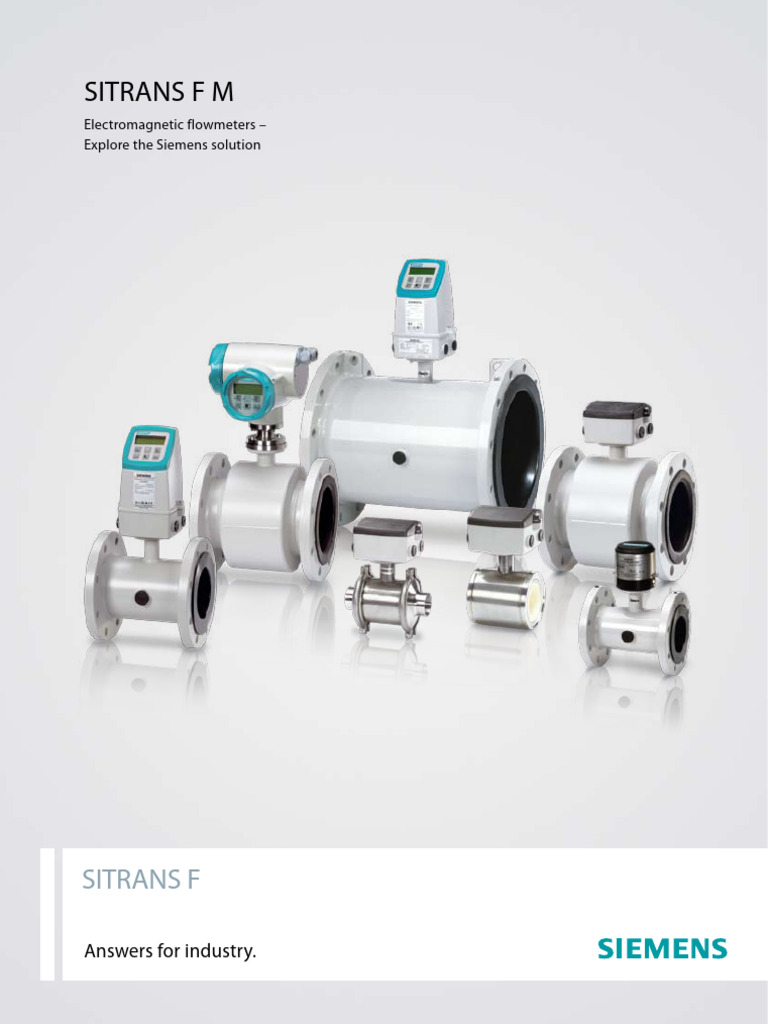 Siemens SITRANS F M Flowmeter Solutions | PDF | Flow Measurement ...