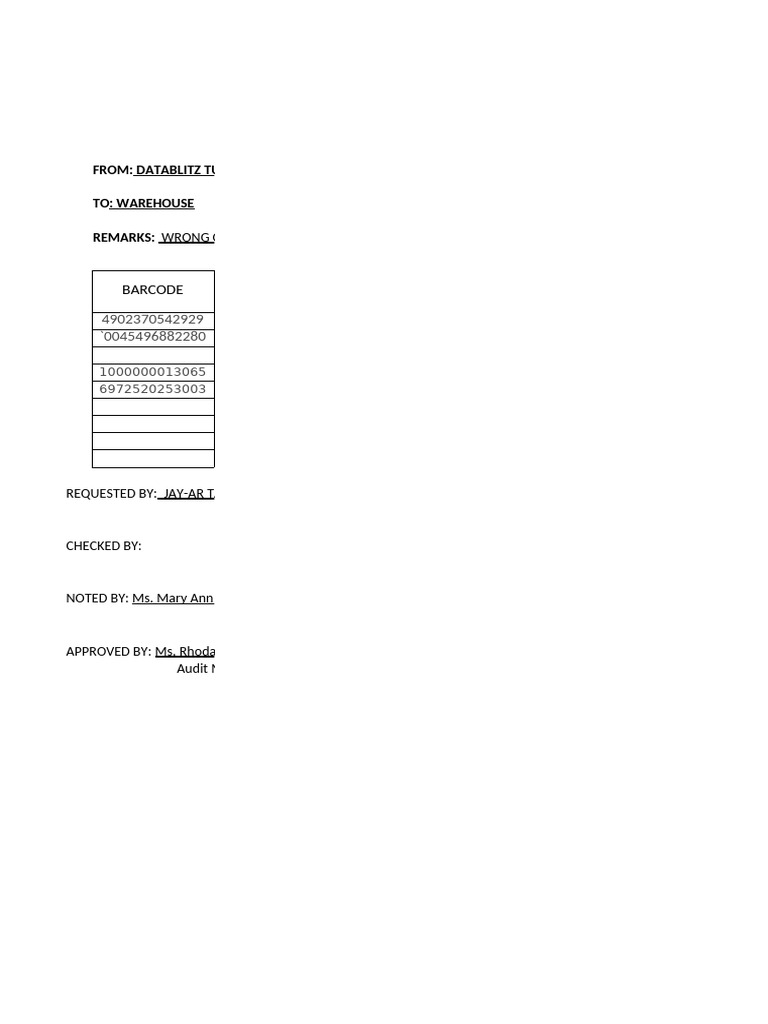 Orion Cepheid Inc. Adjustment Request | PDF