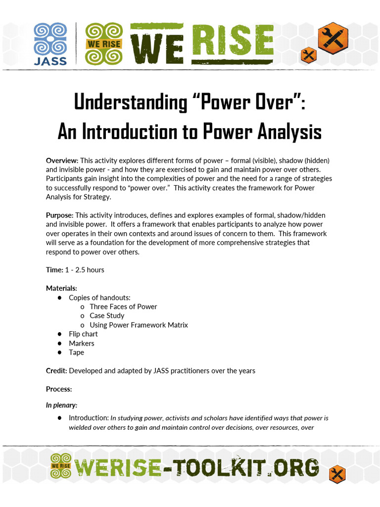 Understanding Power Over An Introduction To Power Analysis - 0 | PDF ...