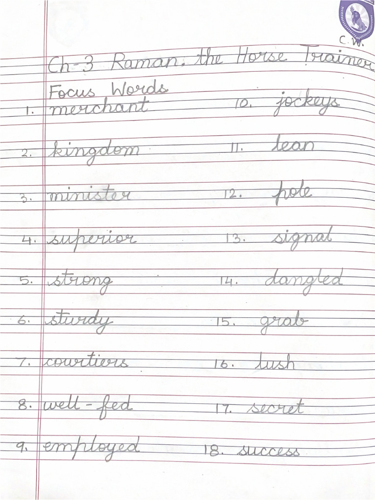English Notebook Work | PDF
