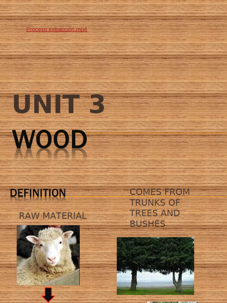 1-3 Wood and Its Derivatives | PDF | Wood | Trees