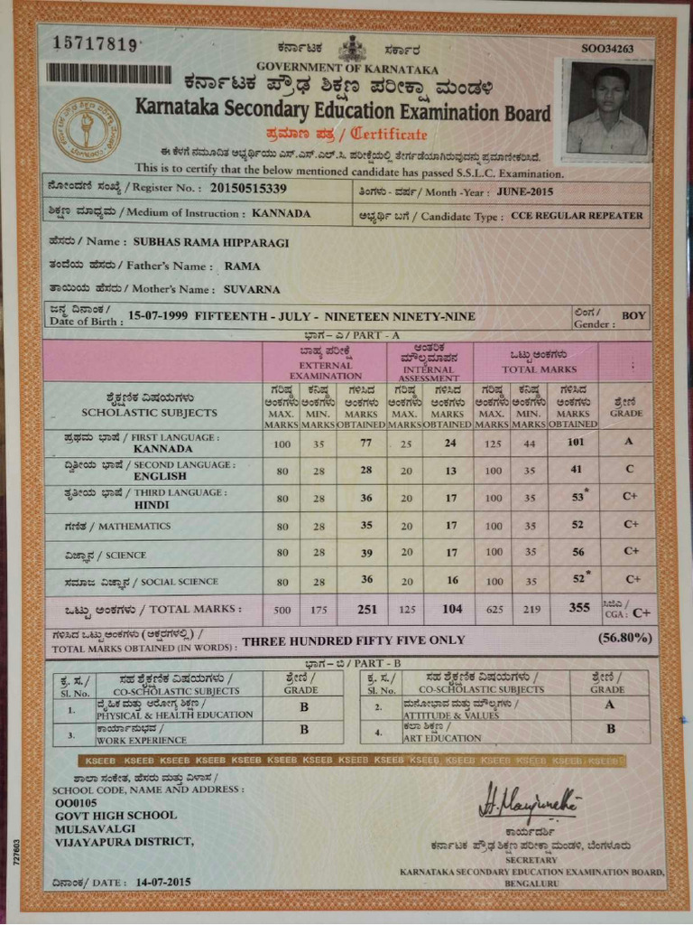 10 Marks Card 11111 | PDF