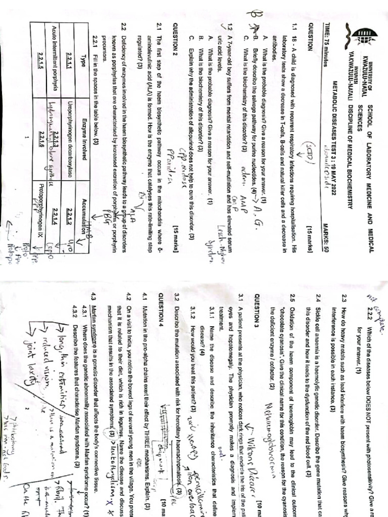 MD Test 3 | PDF