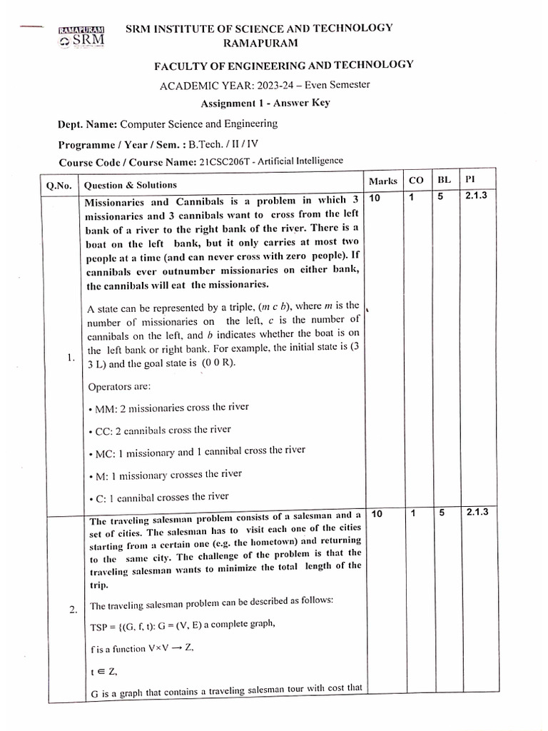 Assignment Key | PDF