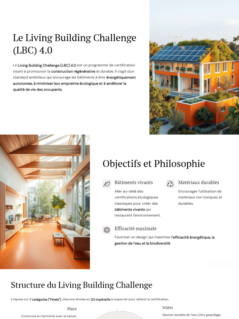 Living Building Challenge 4.0 : Certification Durable | PDF ...
