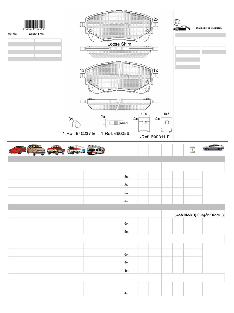 Guía de Aplicaciones de Frenos Toyota/Suzuki | PDF | Industria ...