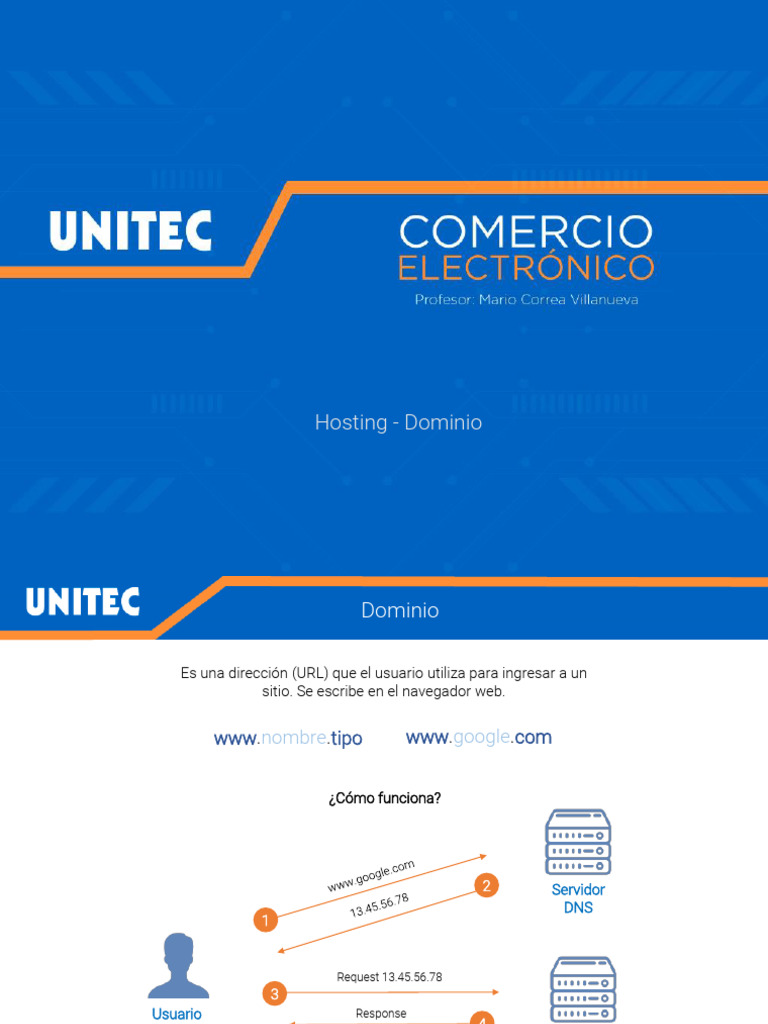 Guía de Dominios y Hosting Web | PDF | Red mundial | Internet y web