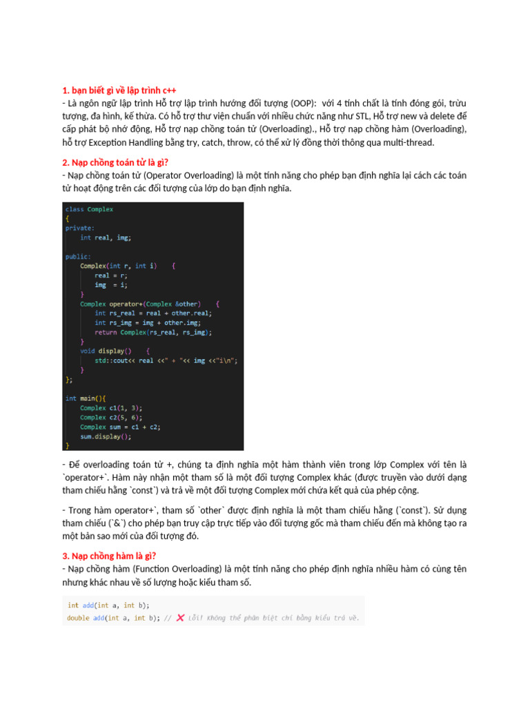 3 Note C++ | PDF