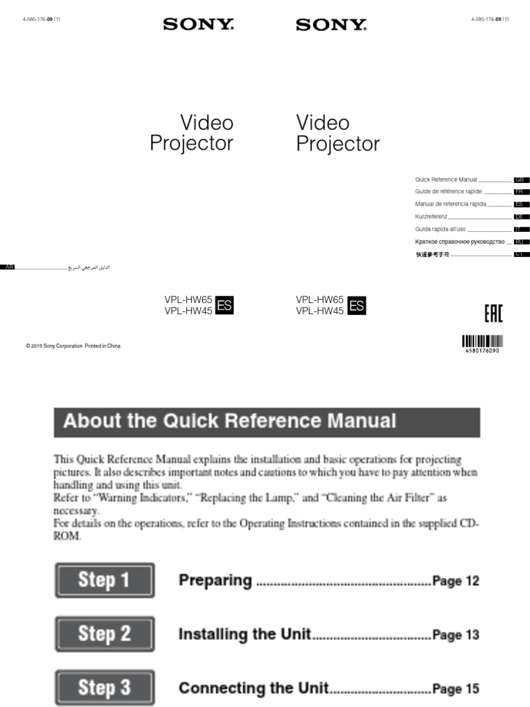 Video Projector | PDF | Electromagnetic Interference | Electrical Connector