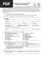 E595E Tax Exempt Form