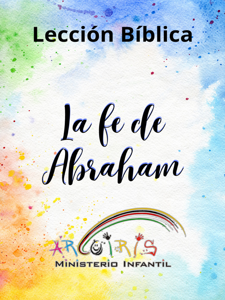 La fe de Abraham para niños | PDF | Abrahán
