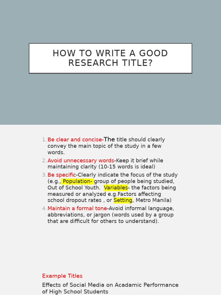 Research Title | PDF