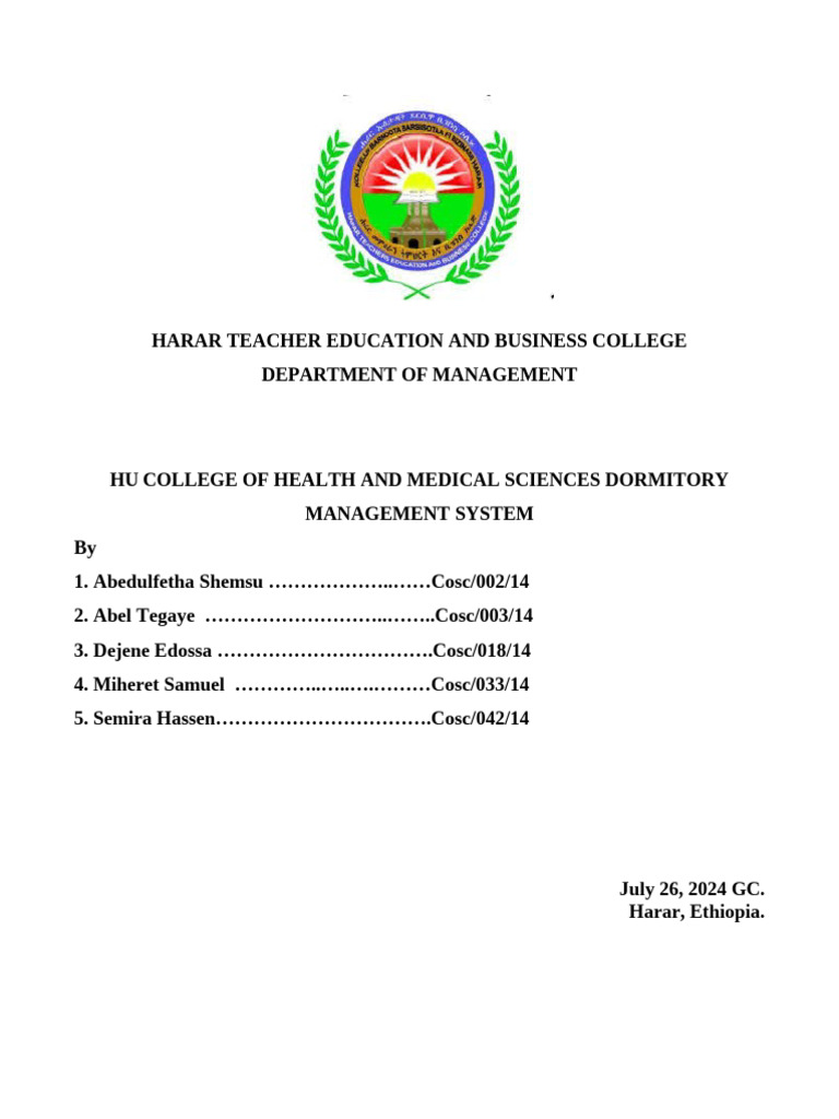 Dormitory Management System Overview | PDF | Use Case | Databases