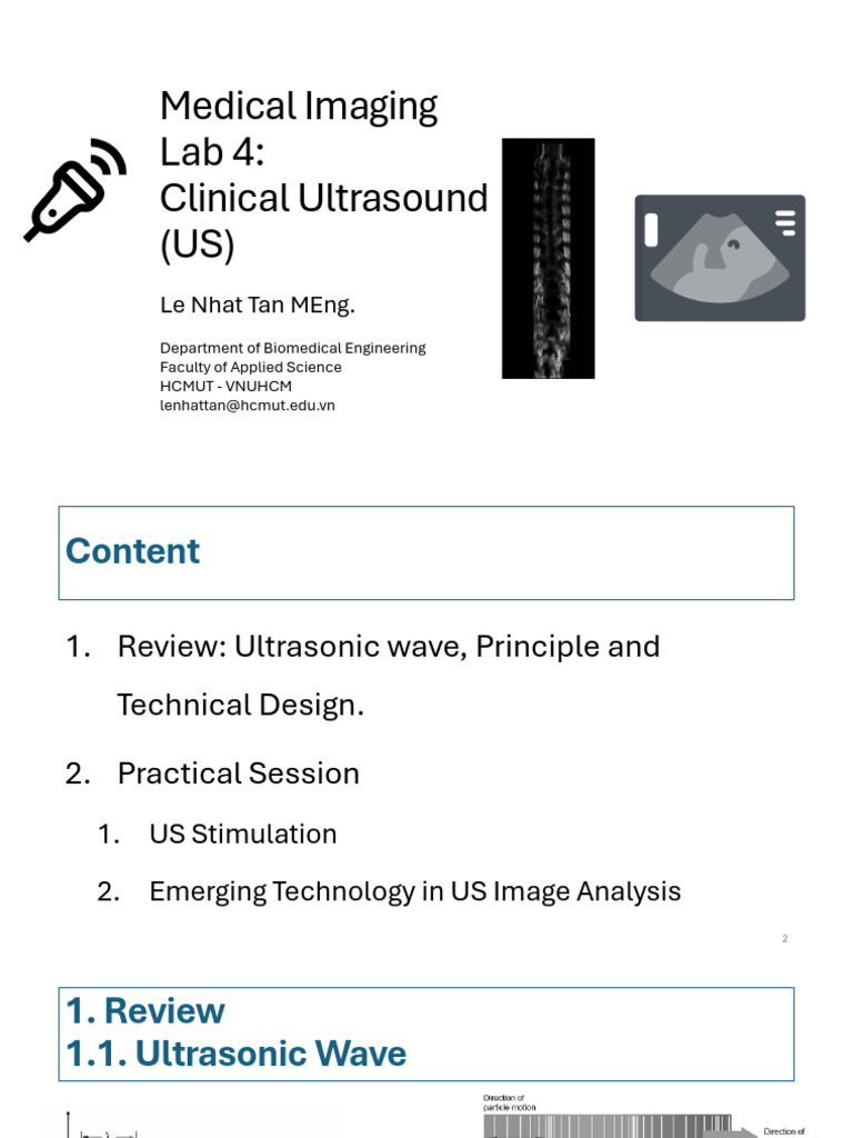 Lab 4 -US | PDF | Medical Ultrasound | Ultrasound