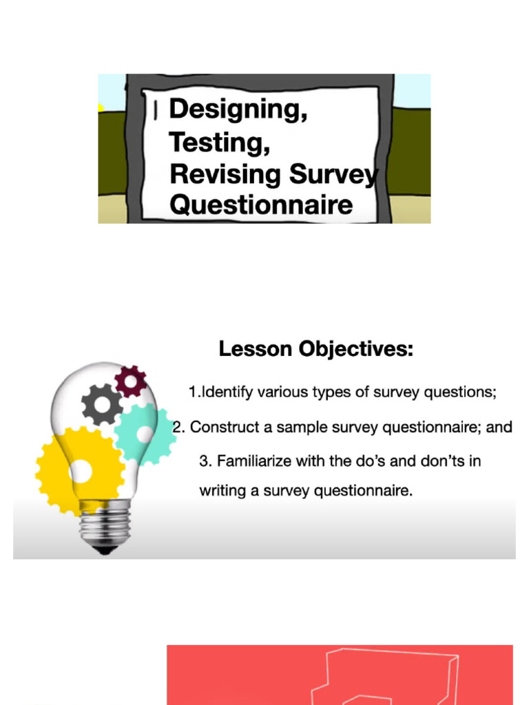Survey Questionnaires | PDF