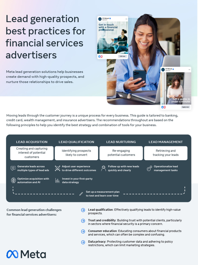 Lead Generation Best Practices For Financial Services Advertisers | PDF ...