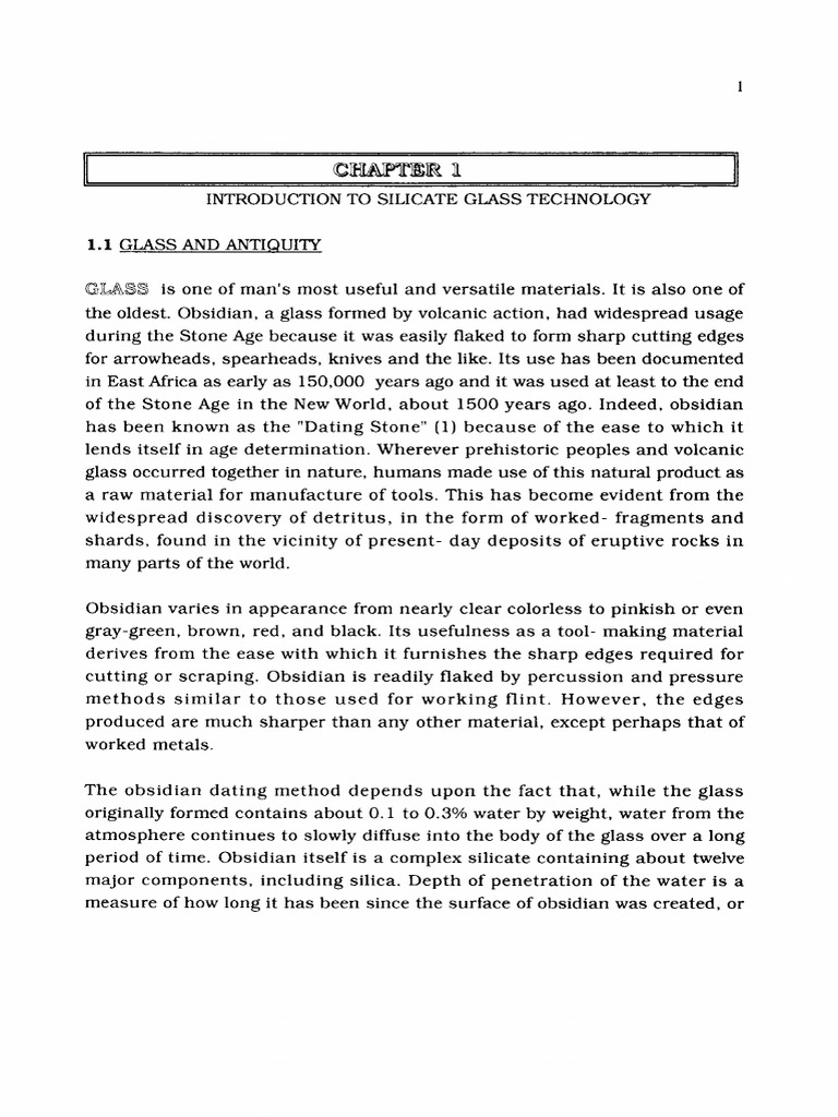 Introduction To Silicate Glass Technology | PDF | Glasses | Thermal ...