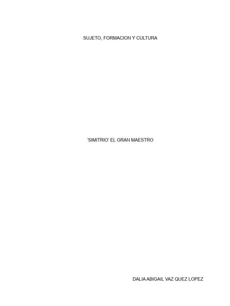 Simitrio: Vocación y Desafíos Educativos | PDF | Enseñando | Escuelas