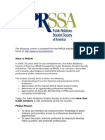 PRSSA - About (Manual)