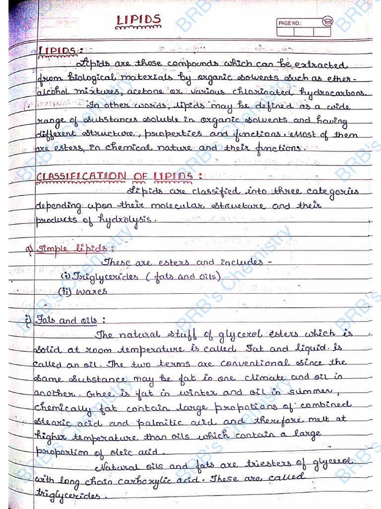 Lipids | PDF